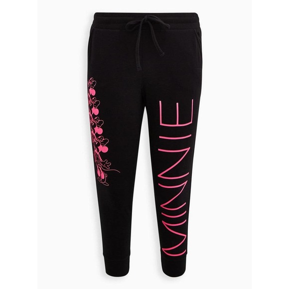 NWT Torrid Disney Minnie Mouse Jogger French Terry Pockets Plus Size: 1X (14/16) - Picture 3 of 4